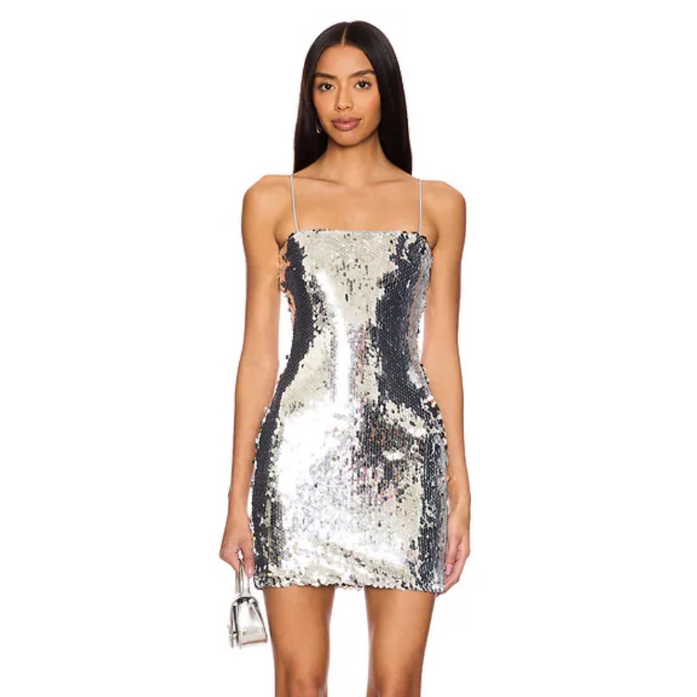 Bachelorette Silver Sequin Dress